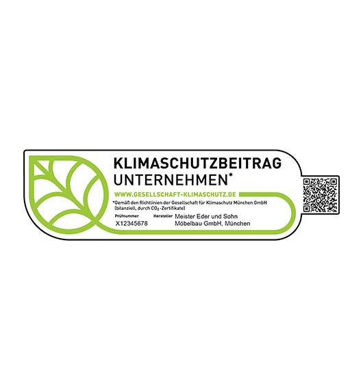 Label Klimaschutzbeutrag